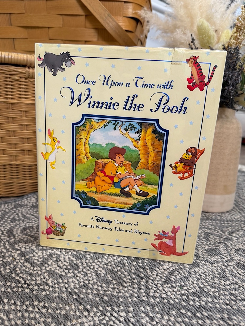 VTG Y2K Winnie The Pooh Hardcover Book Once upon a time w/ Winnie the Pooh Book